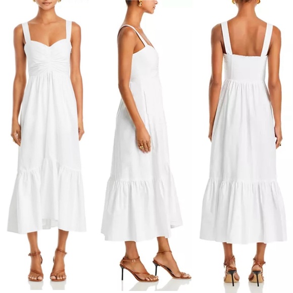 A.L.C. Dresses & Skirts - NWOT A.L.C. Lilah Cotton Midi-Dress in White Size 2